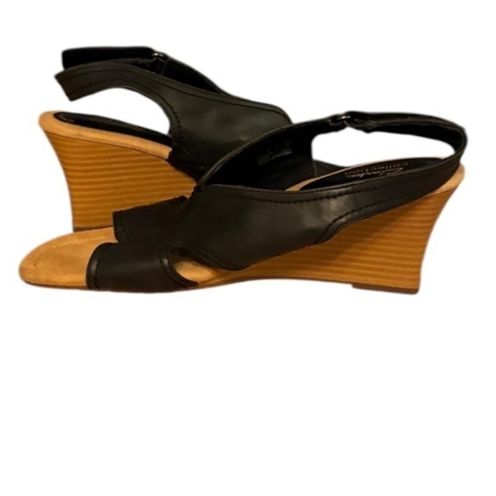 Clarks Kyrra Aster Black Wedge Leather
Sandals Style 15762 - Picture 5 of 7